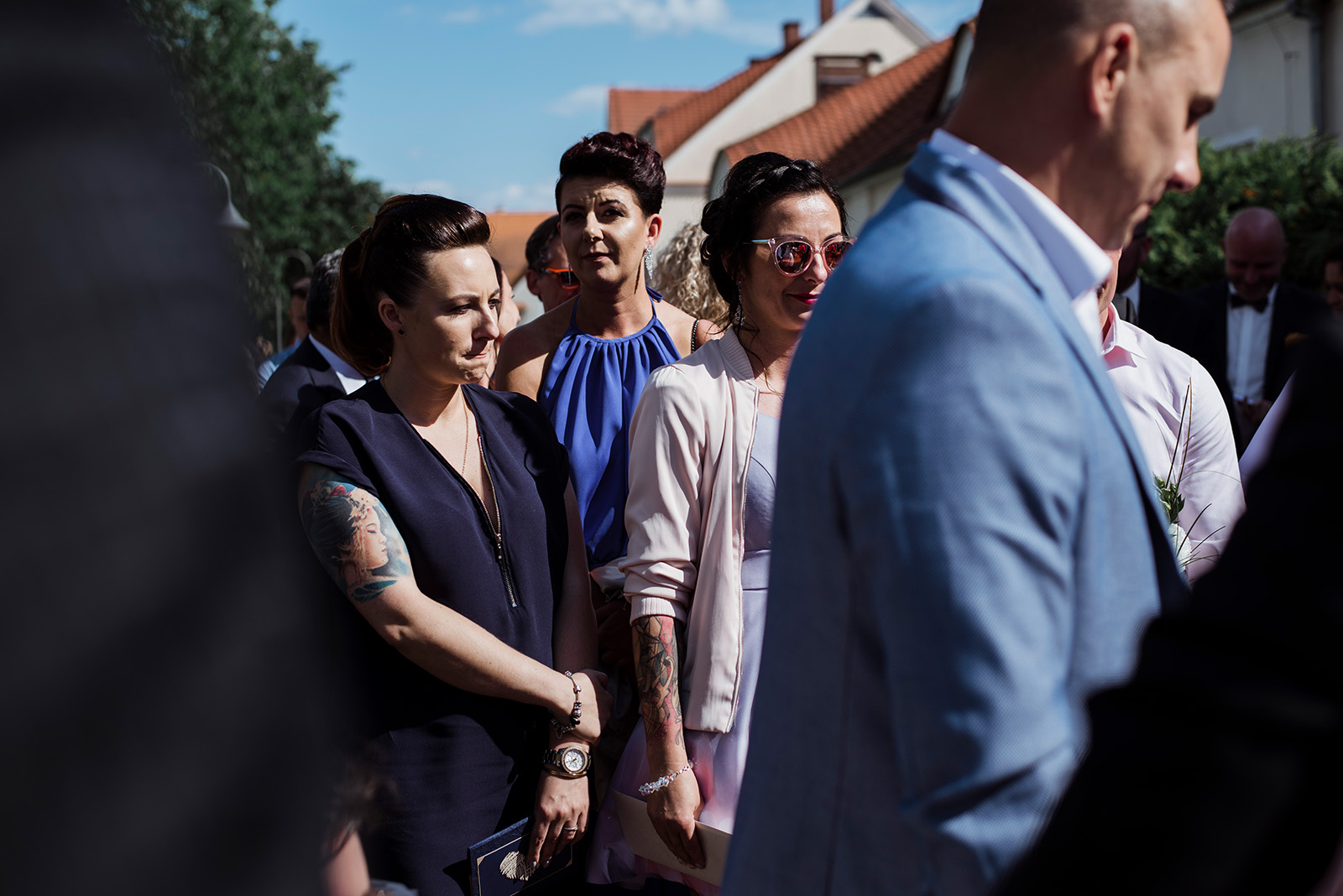 naturalna fotografia slubna - zyczenia gosci - wesele w krzyzowej