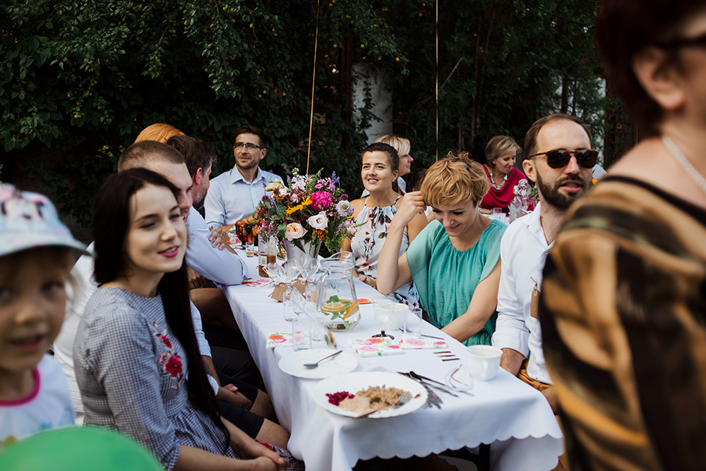 naturalna fotografia slubna - wesele w ogrodzie - slow wedding