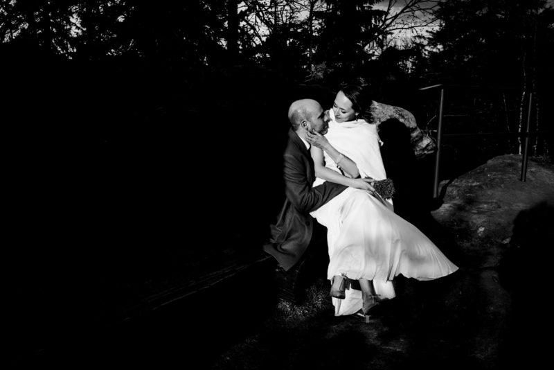 emocjonalna fotografia slubna - sesja w gorach